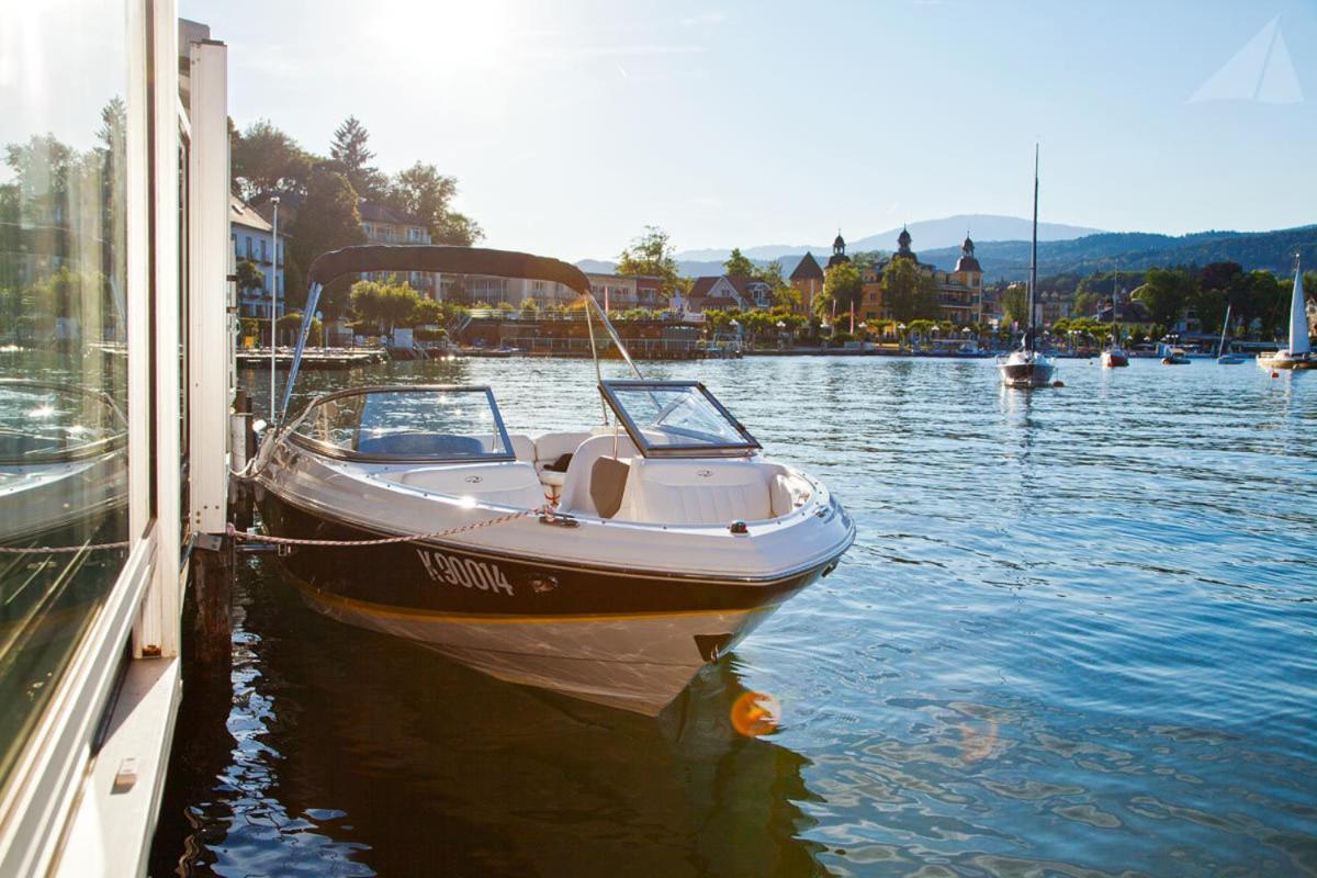 Hotel-Restaurant "Veldener Traumschiff" Direkt Am See In 2Min Im Zentrum فيلدين ام ورثرسي المظهر الخارجي الصورة